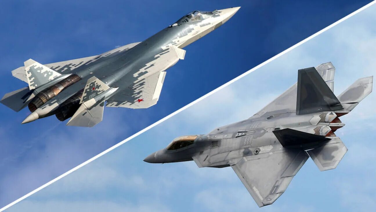 Поколение истребителей сша. Су-57 vs f-22 Раптор. F 22 Raptor vs Су 57. F22 Raptor и f35. Ф22 Раптор против Су 57.