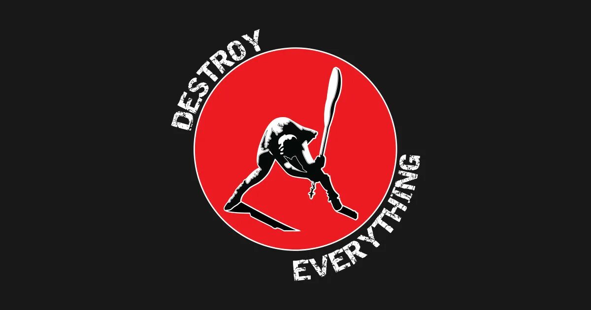 Destroy everything. Destroy everything трафарет.