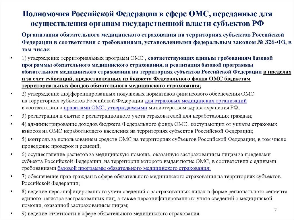 Полномочия РФ В сфере ОМС. : Полномочия в сфере ОМС субъектов РФ. Полномочия Российской Федерации в сфере. Компетенции страхового агента. Сферы ведения рф и субъектов рф