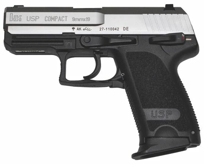 Heckler Koch USP Compact. HK USP 9mm. Хеклер и Кох ЮСП.