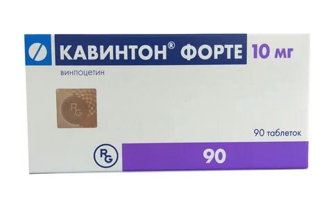 Кавинтон 5 мг таблетки взрослым