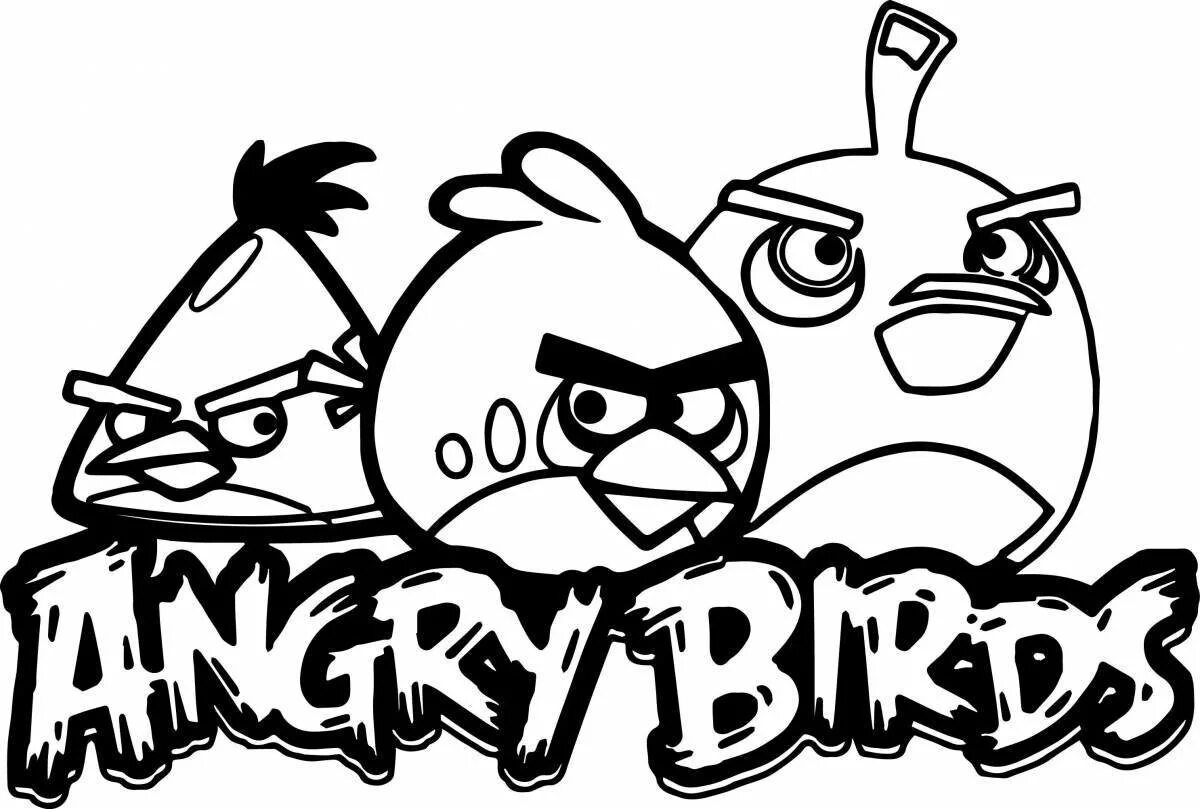 Angry Birds 2 раскраска. Персонажи Энгри бердз раскраска. Раскраски Angry Birds Seasons. Энгри бердз злые птички.