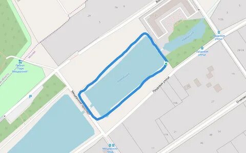 Карта озерная москва
