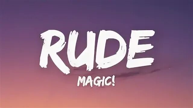 Magic's rude