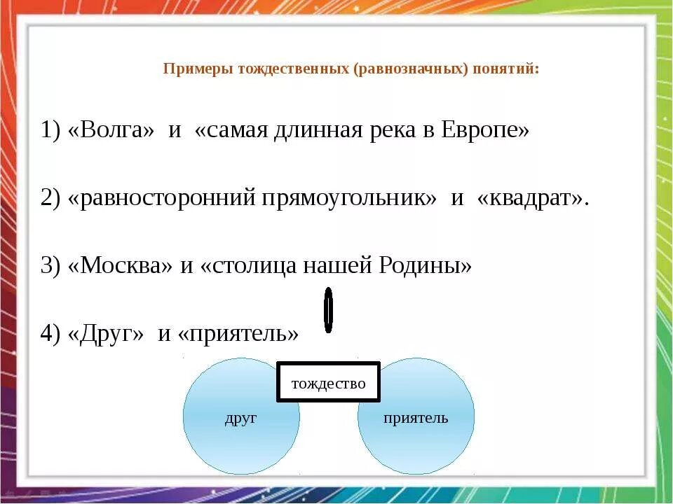 5 примеров термина