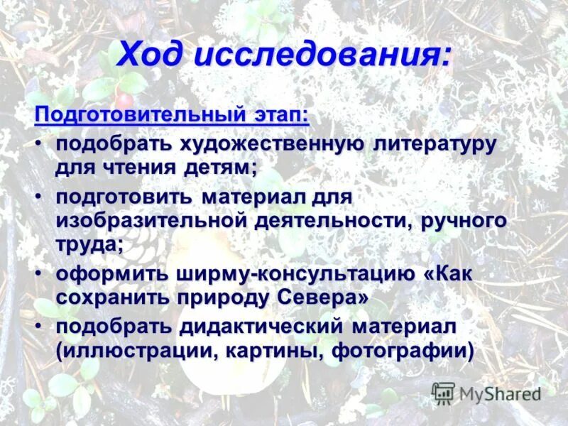 Исследовательские для подготовительной группы