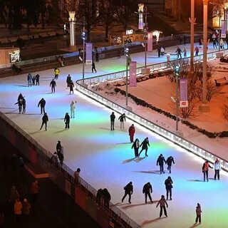 Открытый каток в москве