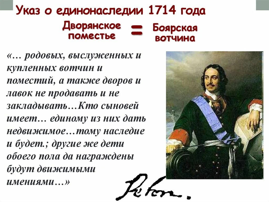 Указ о единонаследии Петра 1. Последствия указа о единонаследии при Петре 1. Реформы Петра 1 указ о единонаследии. В 1597 году был издан указ