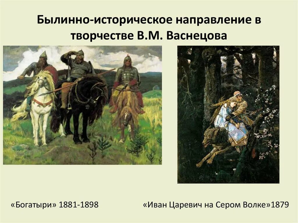 Время изображенное на картине васнецова. «богатыри» (1881—1898). в. м. васнецова «богатыри» (1898 г.).. васнецов виктор богатыри направление. «богатыри», 1881 - 1898 гг..