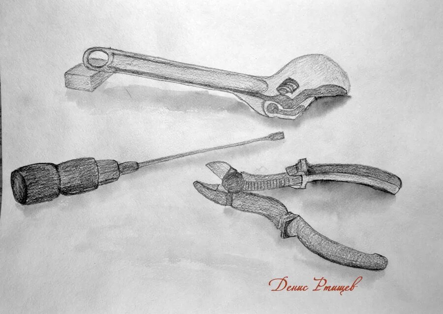 Drawing tool. Инструменты строительные набросок. Рисование строительные инструменты. Наброски карандашом предметы. Зарисовки предметов быта.