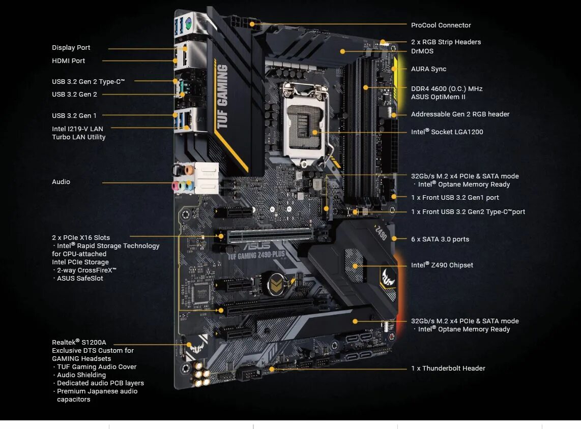 Tuf gaming охлаждение. TUF Gaming z490-Plus. ASUS TUF z490. Материнская плата ASUS lga1200. ASUS TUF Gaming z490.