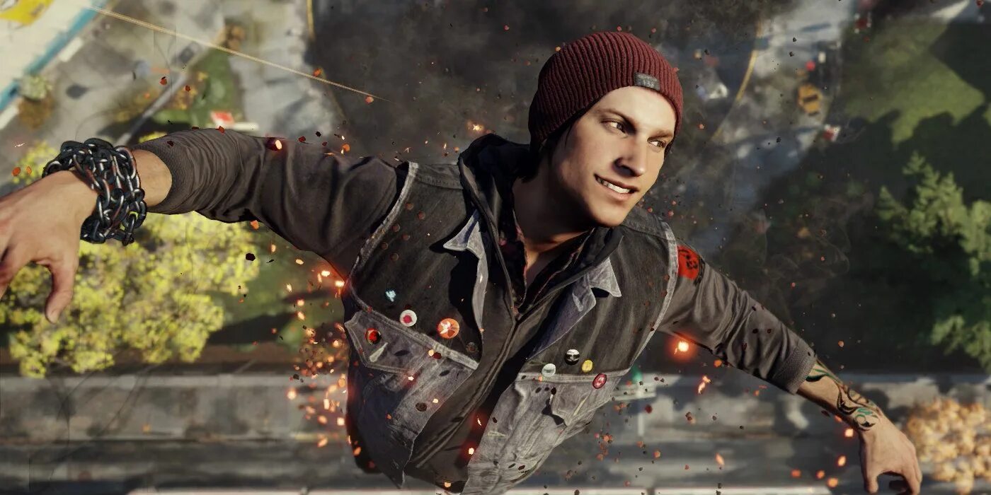 Топ 10 игр похожих. Infamous: second son. Инфеймос секонд сон. Инфеймос Делсин. Делсин Роу.