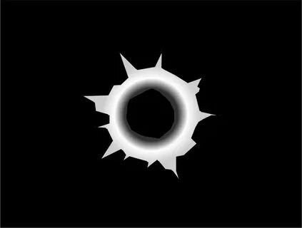 Bullet hole