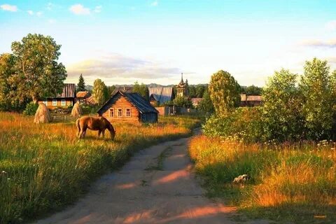 Красивейшие пейзажи деревень