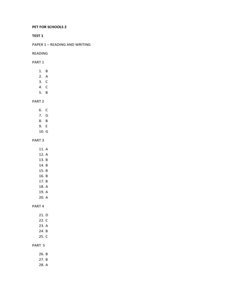 Reading test paper. Pet test 1 reading ответы. test 1 paper 1 reading and writing ответы. test 3 paper 1 reading and writing ответы. test 2 paper 1 reading ответы.
