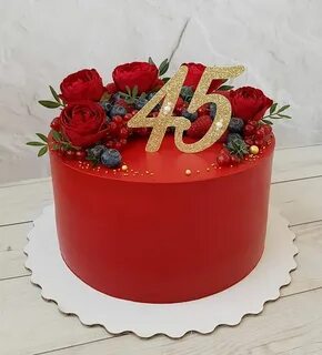 День рождения 45 года торт