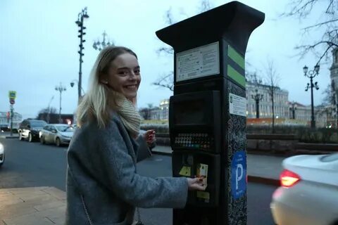 Парковка в январе в москве