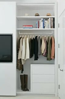 Встроенная полки в шкаф