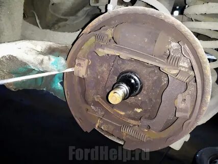 Замена задних колодок фокус 2