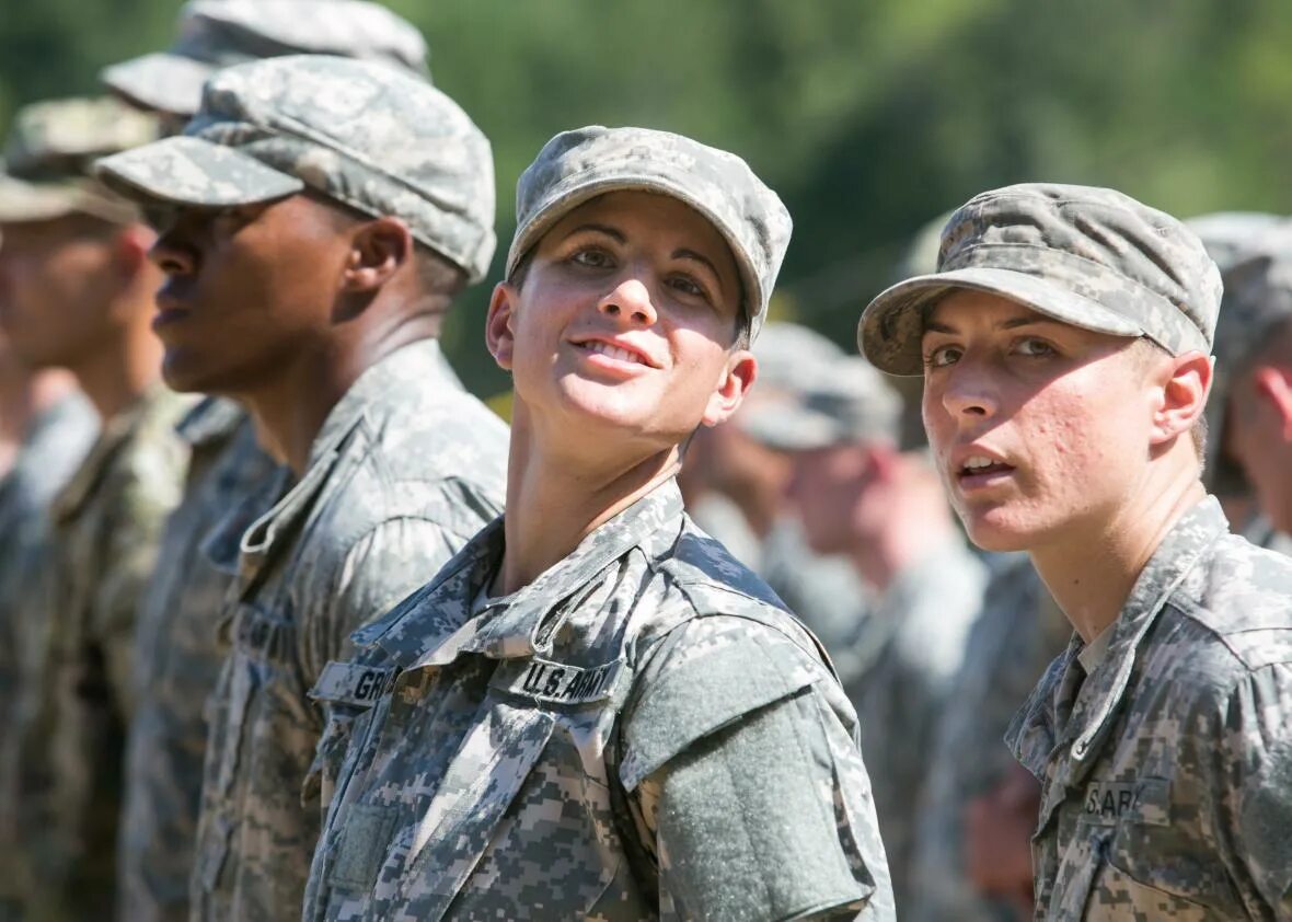 Serving in the army