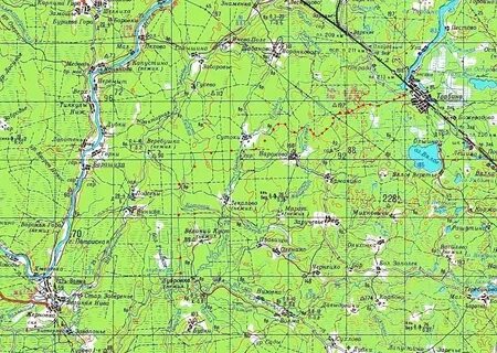 Подробная карта новгородской