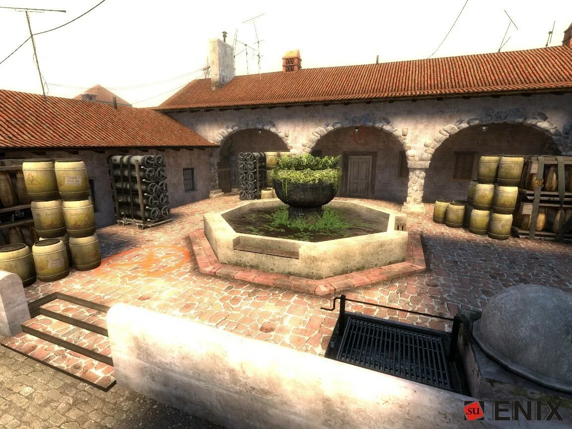 Cs source maps. Инферно КС 1.6. Де Инферно КС 1.6. De_Inferno CS 1.6. Инферно КС соурс.