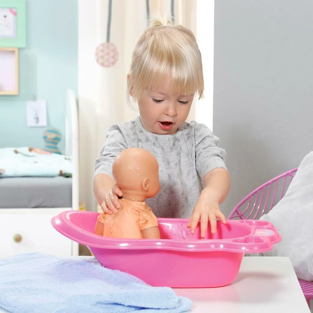 куколку мыть. куколку мыть. ванна для беби бона. My little baby born bathing fun (быстросохнущая). набор для мытья головы кукле.