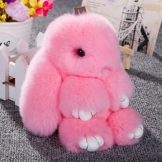 Пушистый заяц игрушка