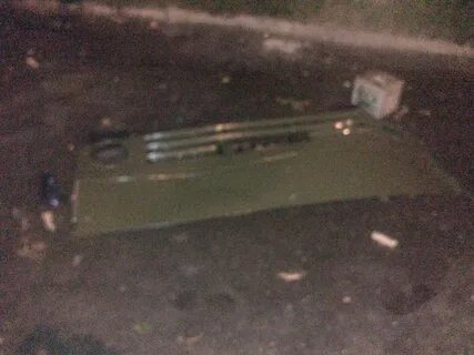 Танк расстрелял