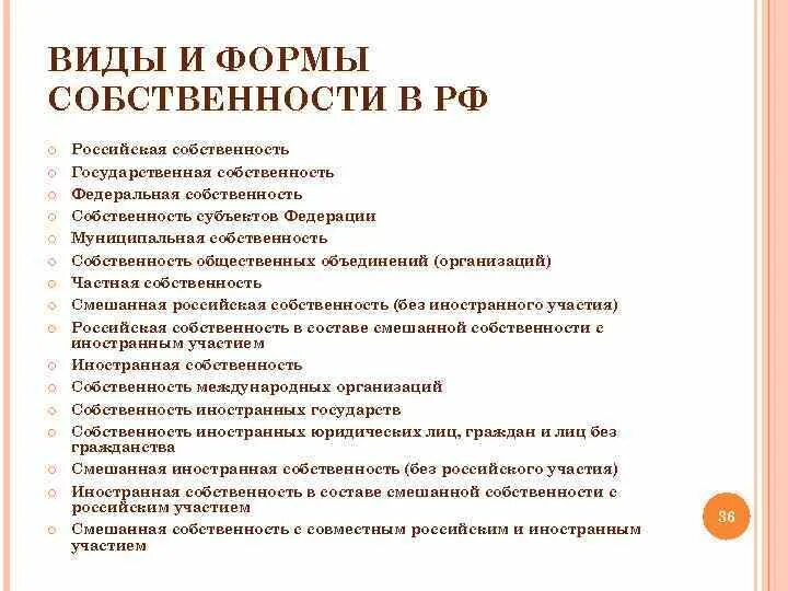 Перешли в собственность государства какие. Иностранная собственность. Федеральная собственность РФ. Формы собственности в РФ. Сложный план право собственности в Российской Федерации.