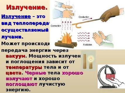 Излучение физика 8 класс видеоурок
