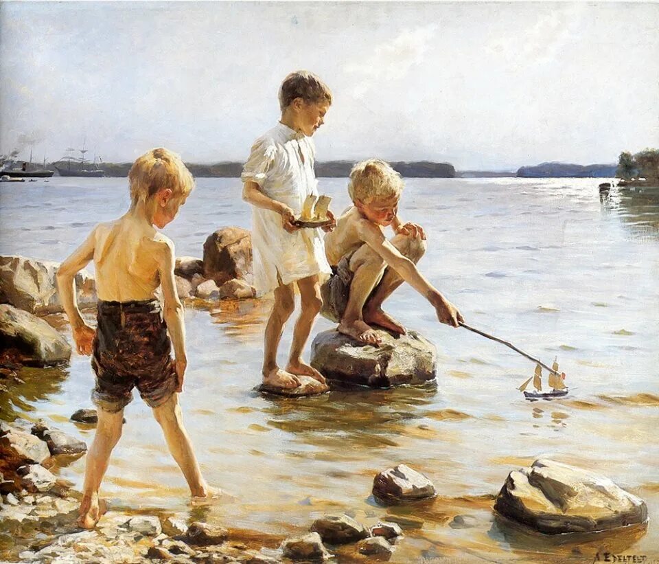 Натуралисты 18. Натуралисты 18. Купающиеся дети в живописи. Натуралисты 18. Джон питер рассел картины.