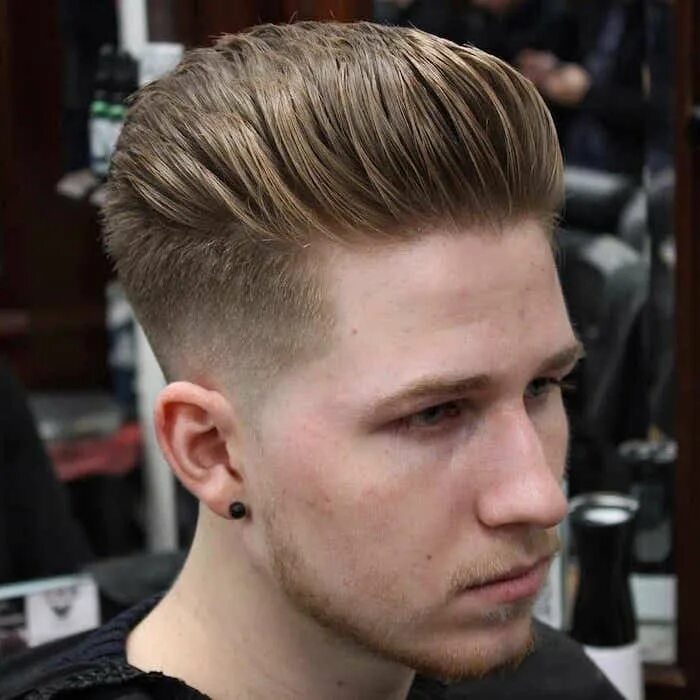 Edwardian dandy hairstyle (© Toni) Terratoff People Frizzy hair men, Long face h
