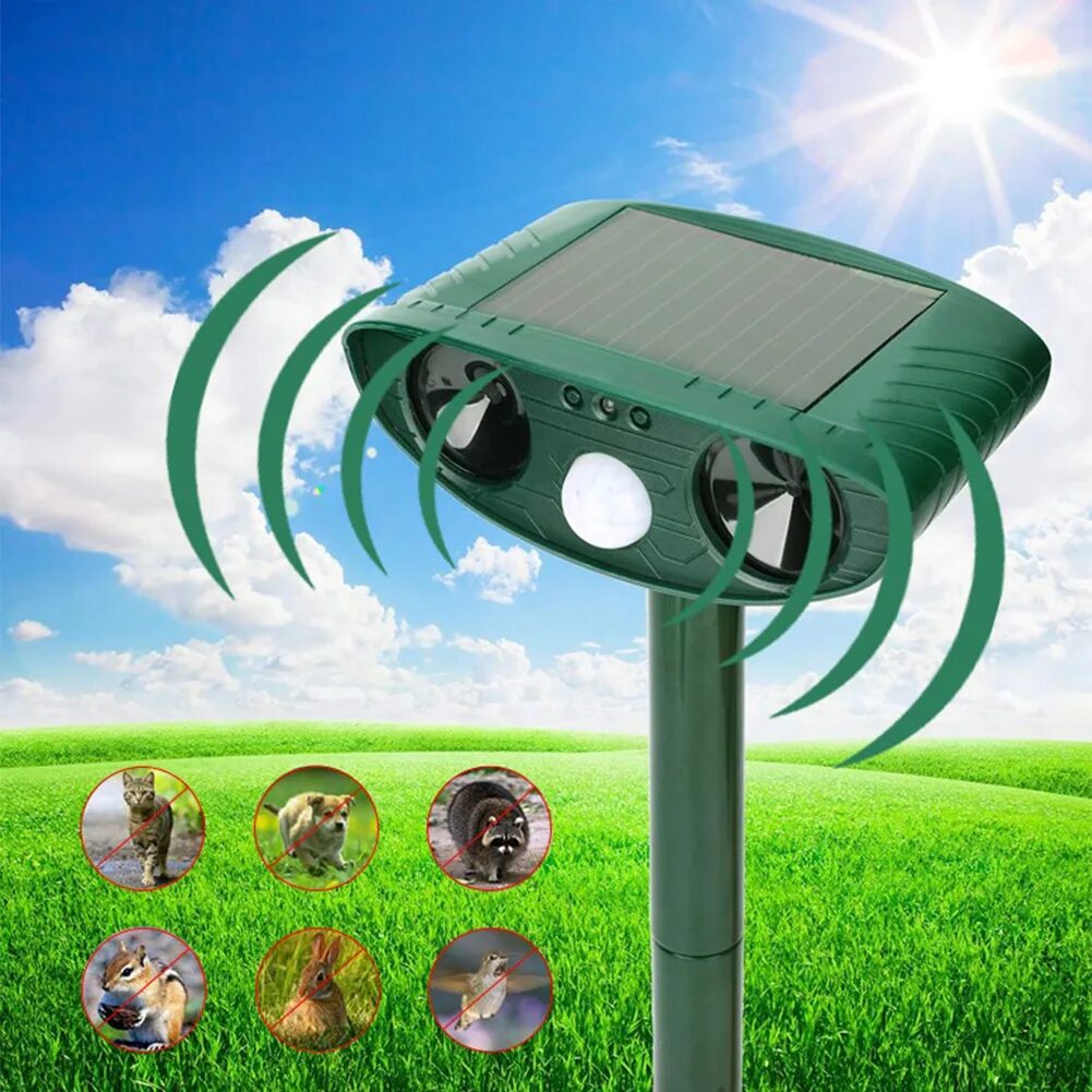 Отпугиватель животных animal Repeller. Отпугиватель Solar Powered Ultrasonic. Отпугиватель кошек купить