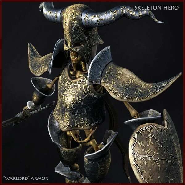 Скелет хиро. Warlord skeletons. скелетоны герои.