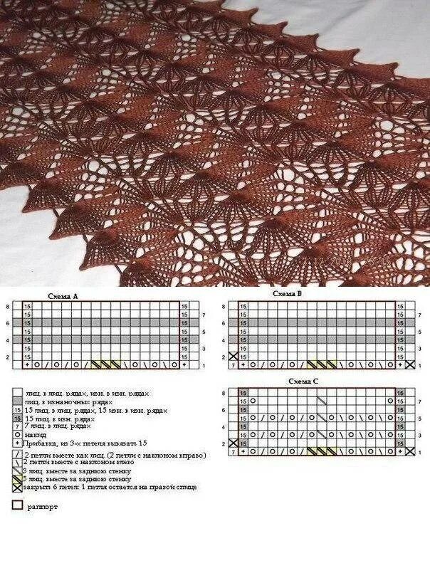 Схема палантина Руно спицы. Схема ажурной вязки спицами для палантина. Палантин Руно описание и схема. Схема вязания палантина спицами ажурным узором.