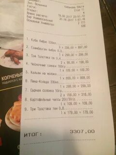 Три толстяка меню