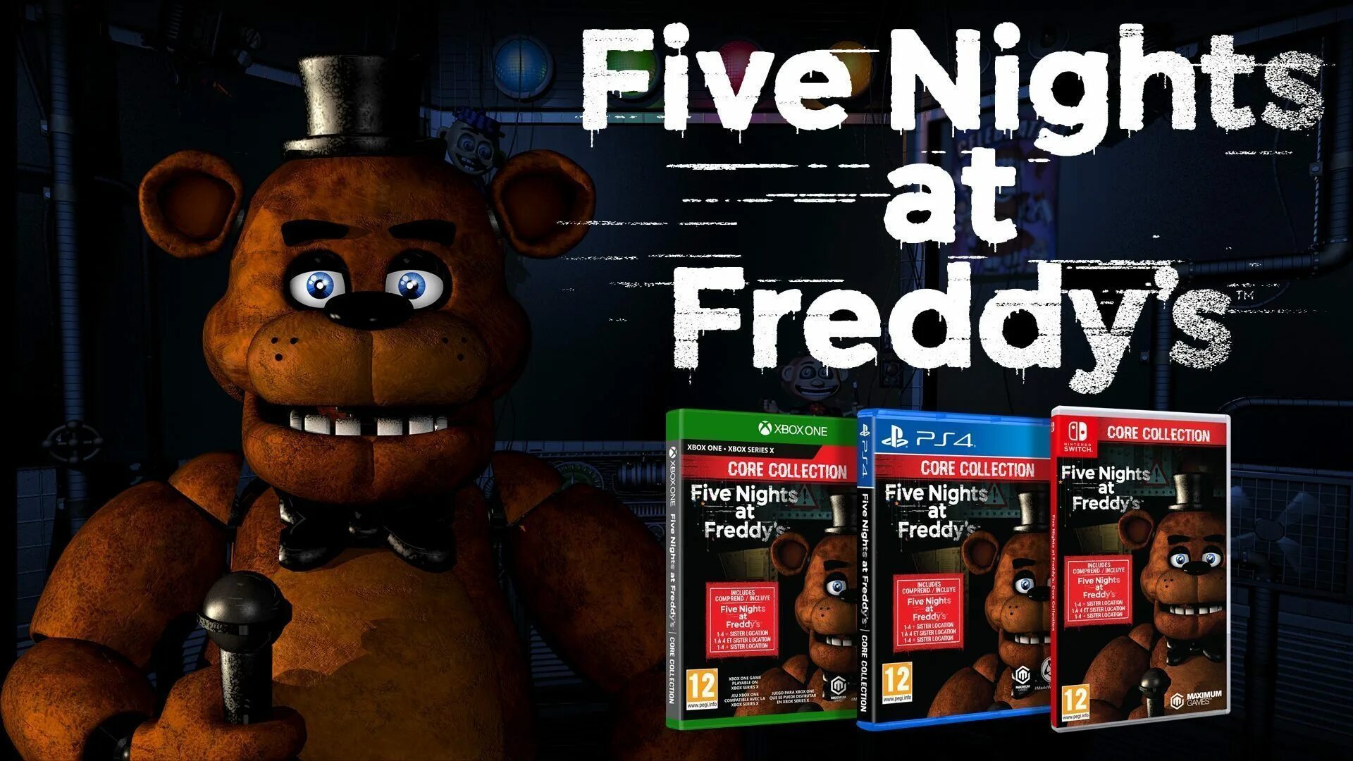 Диск на плейстейшен 4 Five Nights at Freddy's. Five Nights at Freddy's 9 Фредди. Five Nights at Freddy’s диски для пс4. Диск FNAF 9 на Xbox.