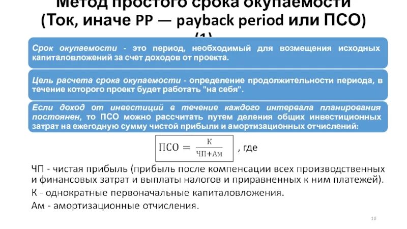 Амортизация включаются в расходы. Срок окупаемости амортизация. Payback период срок окупаемости. Срок окупаемости оборудования. Расчет срока окупаемости.