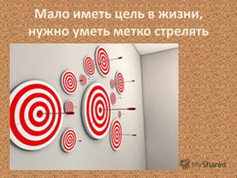 Не имеет цель быть самой. Мало в жизни иметь цель. Цель. Цели в жизни человека. Мало иметь цель в жизни надо уметь метко стрелять.