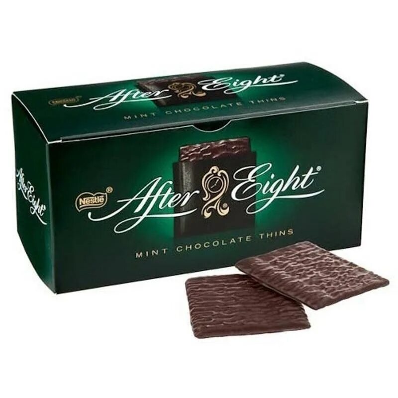 Шоколад Нестле с мятой after eight. Конфеты Nestle after eight 200г. Шоколад Nestle after eight мята 200г. Шоколад after eight Mint Chocolate thins. Мятный шоколад купить