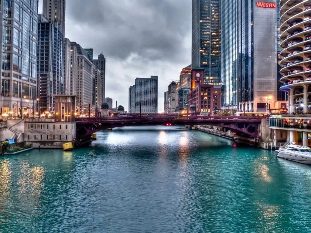 0 town. Чикаго штат Иллинойс. Chicago город в США. Красивый вид. США фото.