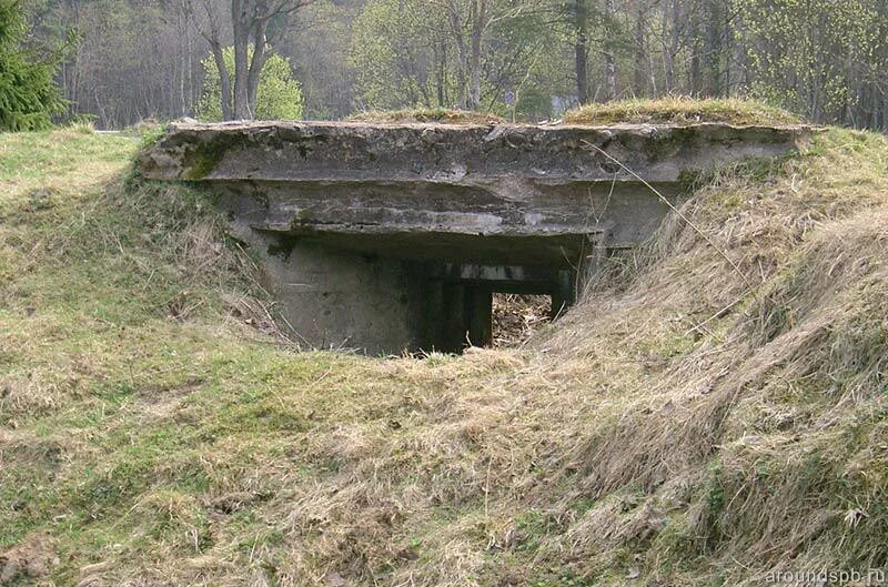 амбразура дзота.