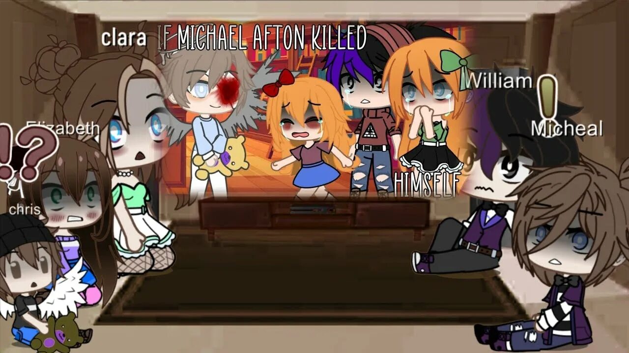 Afton family gacha. Michael Afton Gacha. Michael Afton Gacha Club. Семья Афтон гача клуб.