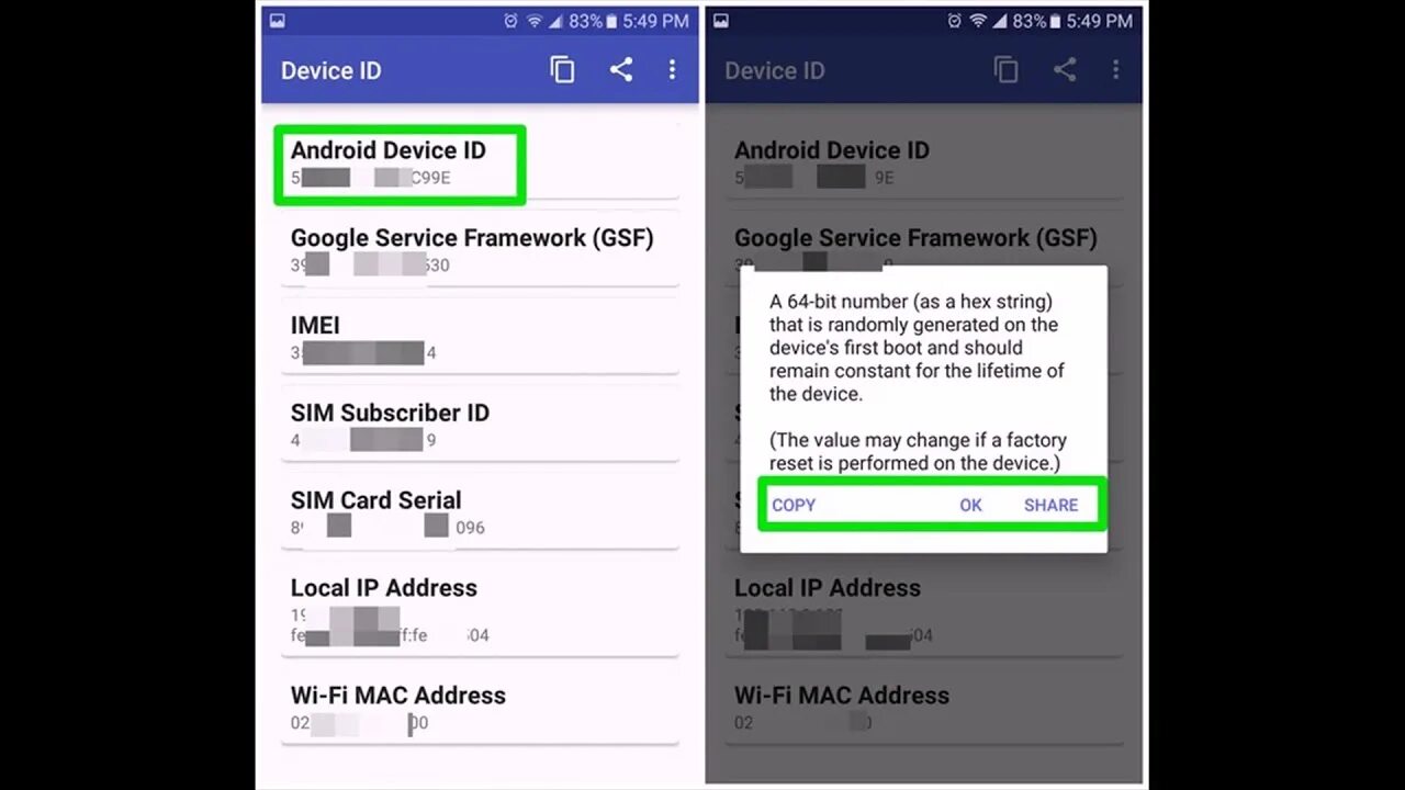 Android id. Android device id. идентификатор андроид. exchange id устройства android. как узнать id на андроиде.
