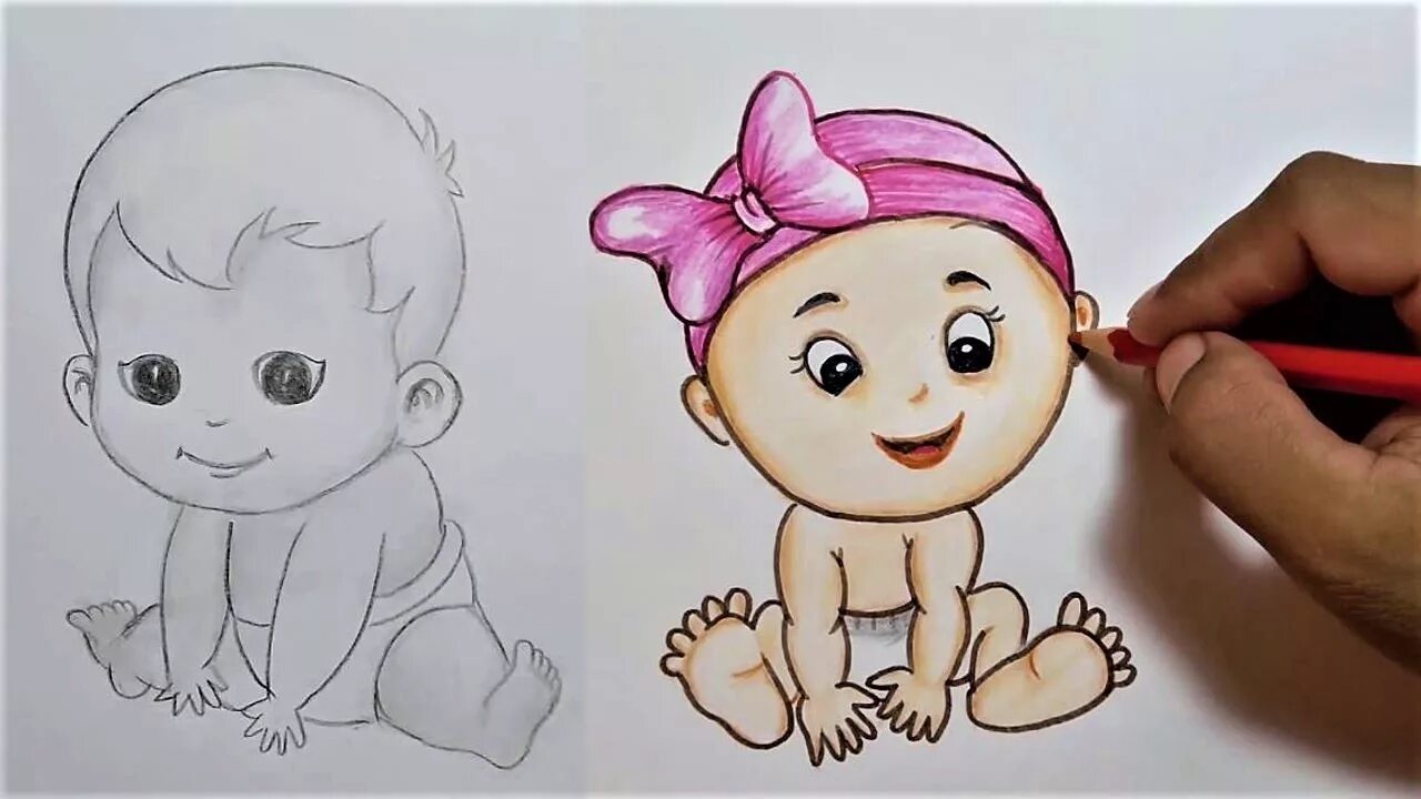 Рисовать да. Easy drawing Байби. Draw Baby draw CREATIVEMARKET. How to draw girl Baby. Babies drawing easy.