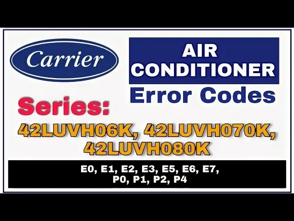 Carrier code. Carrier code