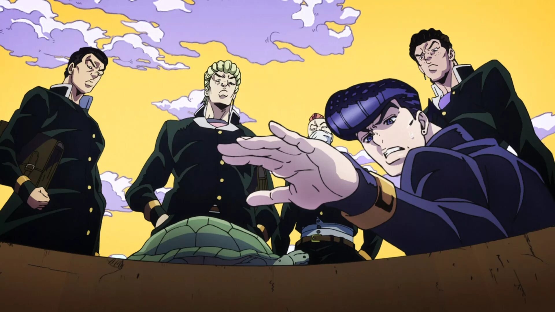 Невероятные приключения Джоджо 4. Jojo bizarre Adventure Diamond is Unbreakable.