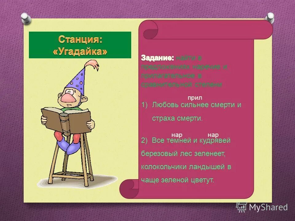 Наречие обобщение знаний