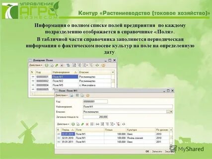 Справочник полей
